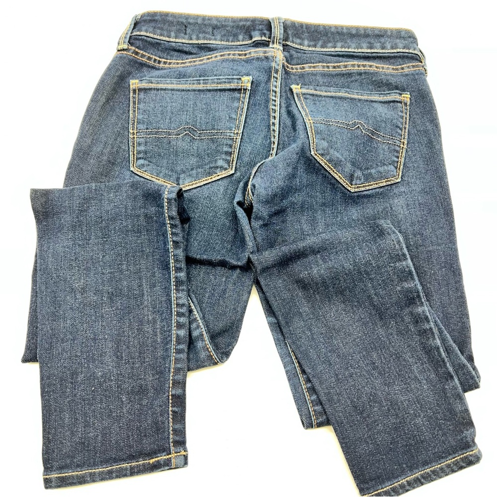 Arizona Jean Company Dark Blue Wash Short Skinny Jeans-Size 1 Juniors - Picture 4 of 10